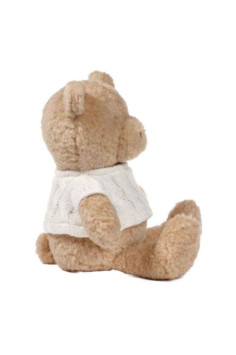 Teddy Bear w/ Knit Sweater Plush Stuffed Animal Toy, Alternate, color, Brown