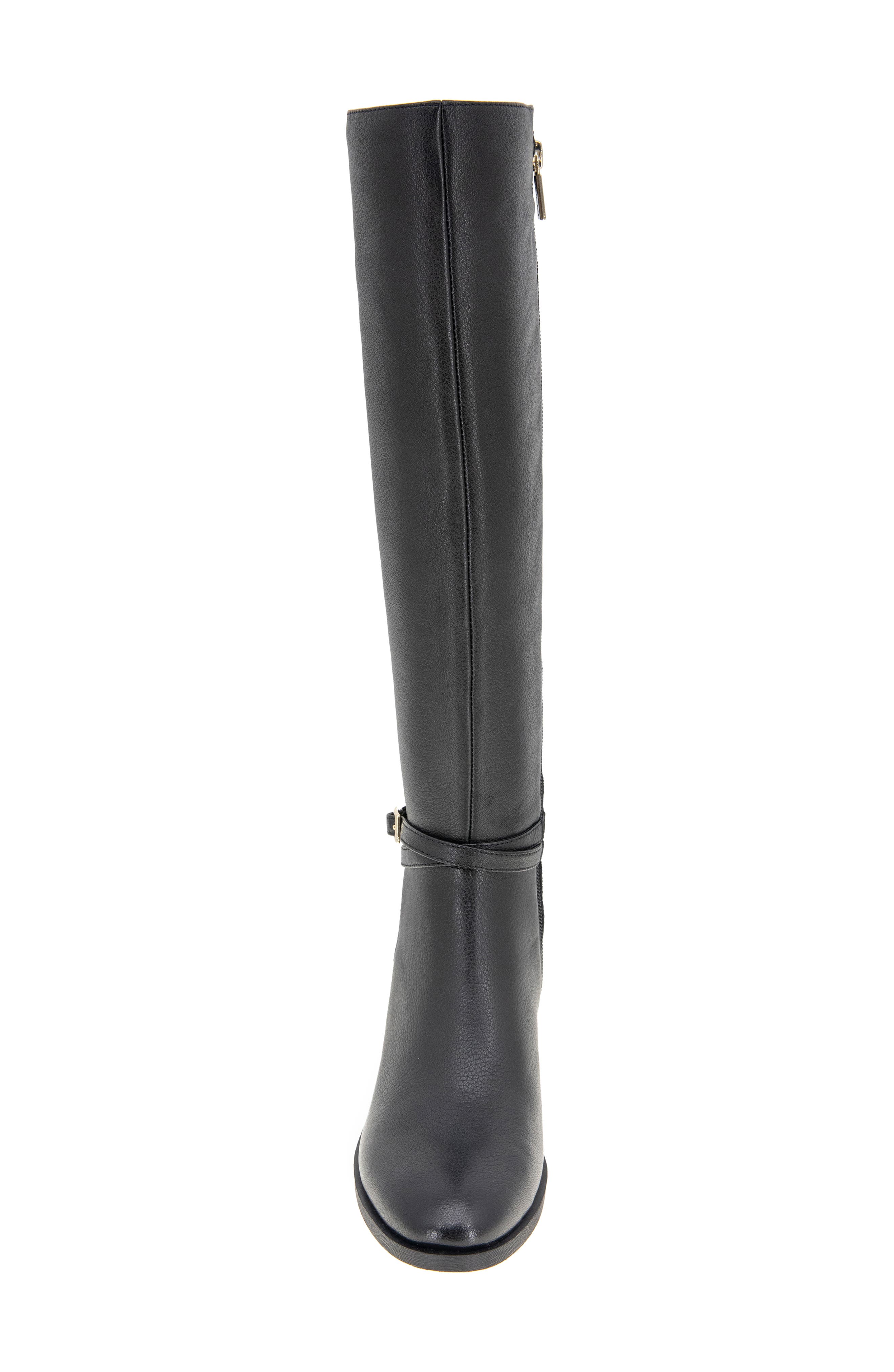 Kenneth Cole Lanica Knee High Boot, Alternate, color, Black Leather