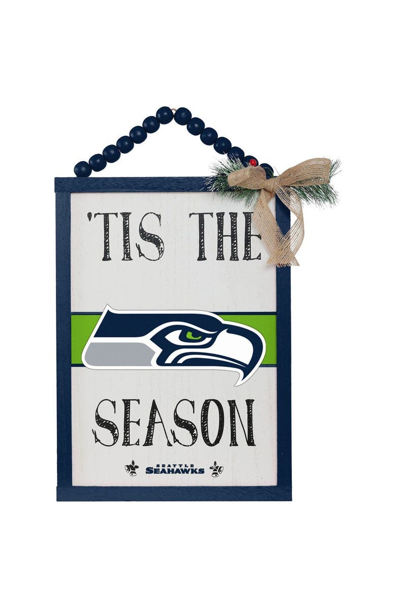 FOCO Seattle Seahawks 'Tis the Season Sign, Main, color,