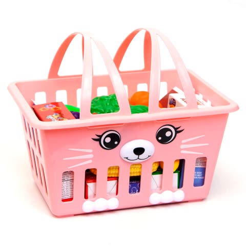 Pink Bunny Basket Playset
