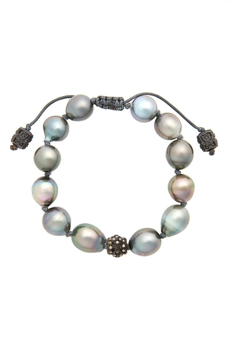 Armenta Old World Pearl & Diamond Bracelet, Main, color, 