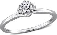 Julianna B. Lab-Grown Diamond Solitaire Ring 18k