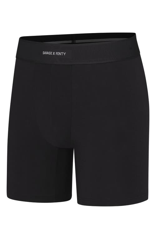 Savage X Fenty Boxer Briefs In Black Caviar