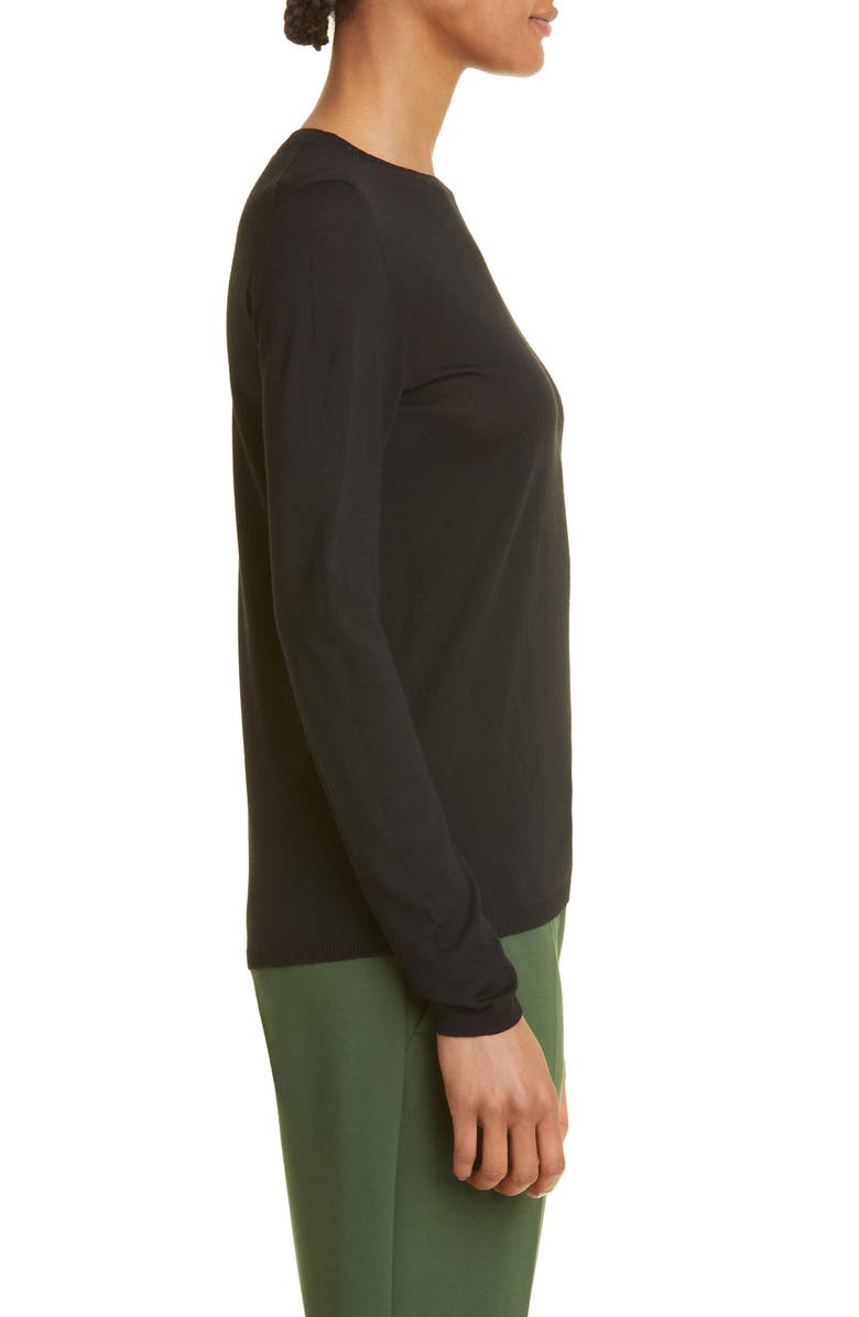 Max Mara Pesco Virgin Wool Crewneck Sweater, Alternate, color, 