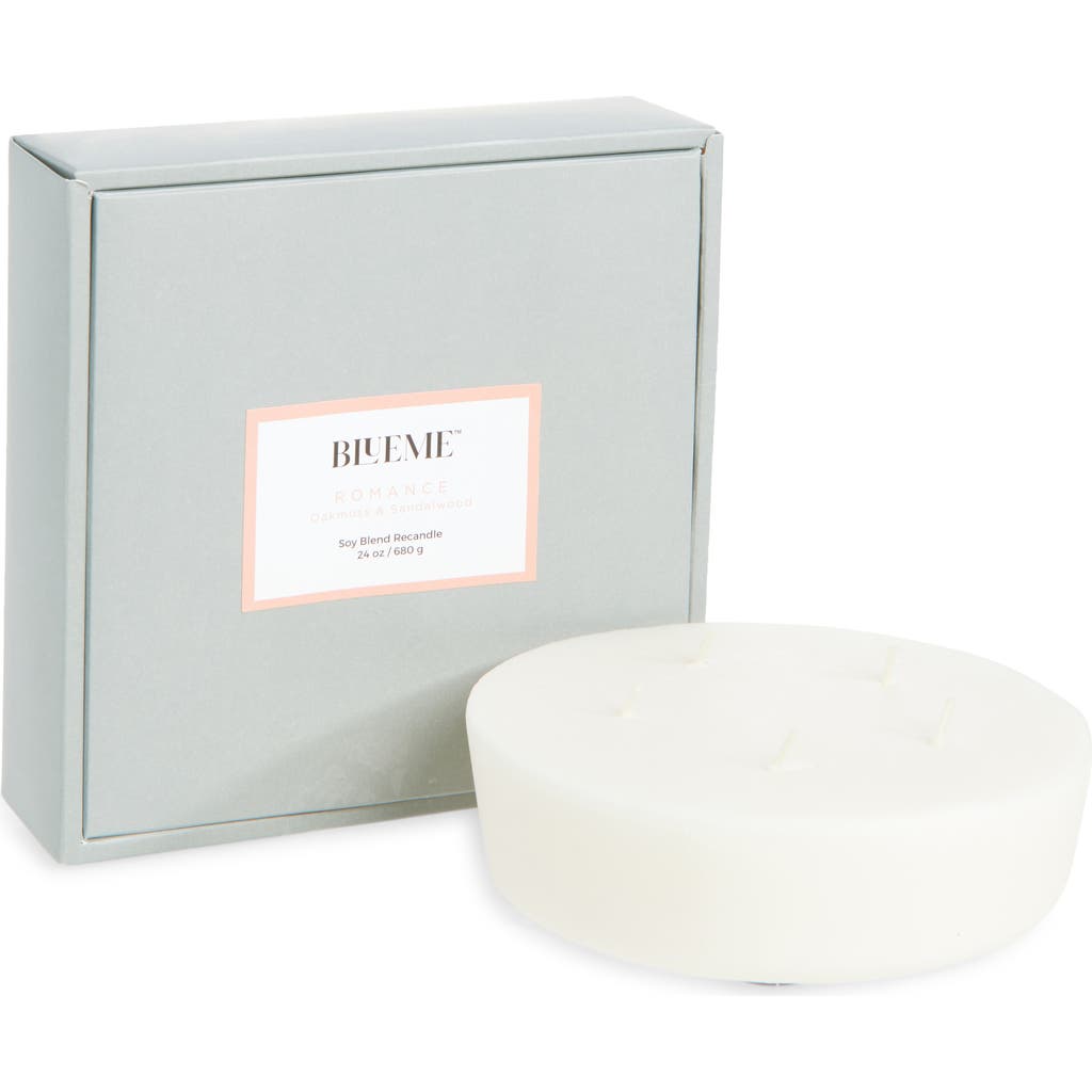 Blueme Romance Large Recandle Wax Refill In Green