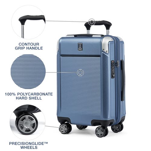 Travelpro Platinum Elite Hardside Expandable Compact Carry-on 20-inch Spinner In Dark Sky Blue