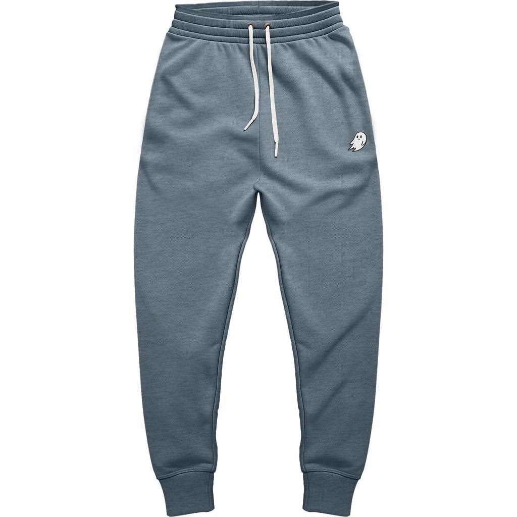 Dalix Mens Ghost Fleece Jogger Sweatpants In Heather Slate