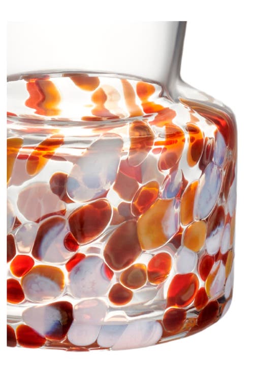 Kosta Boda Meadow Fall Small Vase In Red Multi