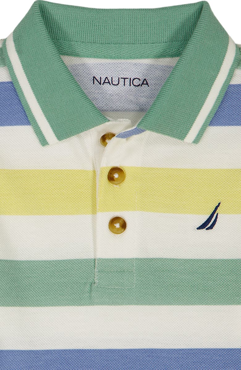 Nautica Kids' Stripe Polo & Shorts Set, Alternate, color,