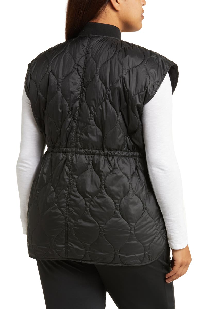 Zella Quilted Insulated Vest, Alternate, color,