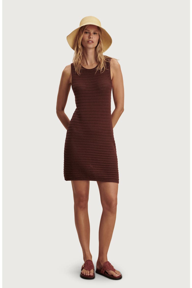 Shane Knit Minidress, Alternate, color, IRONWOOD