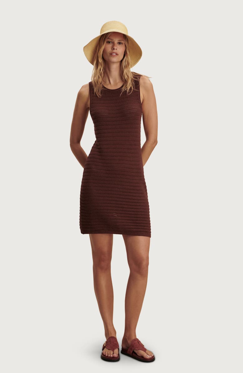 Varley Shane Knit Minidress, Alternate, color, Ironwood