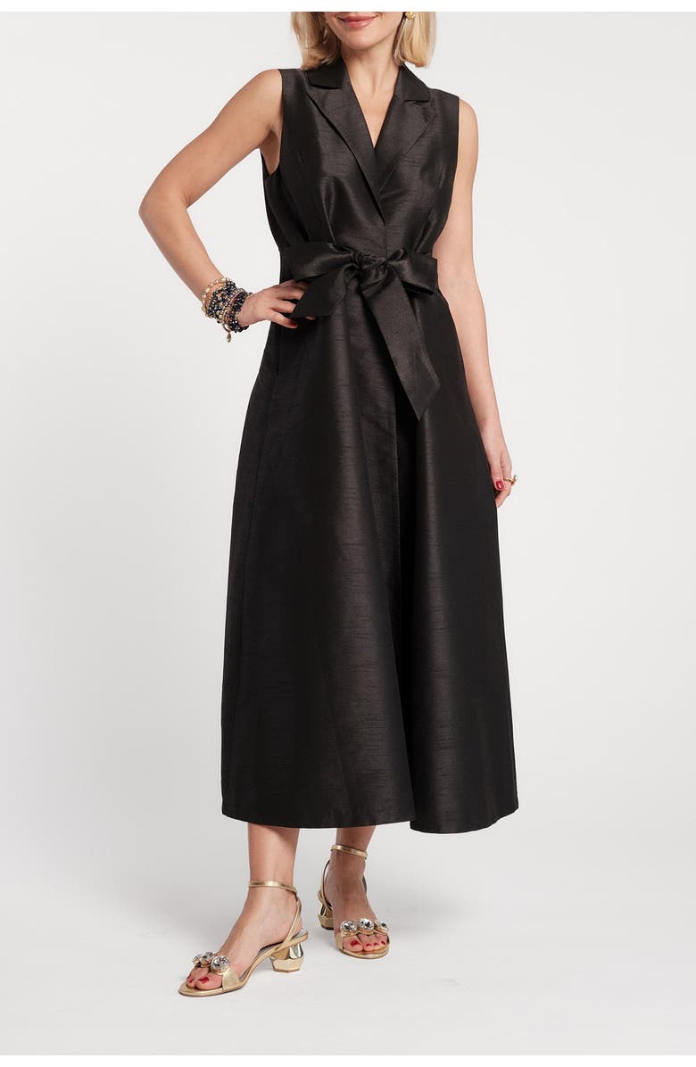 Frances Valentine Lucia Maxi Dress, Main, color, Black