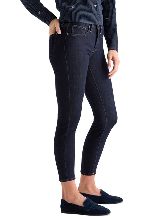 Lucky Brand Ava Mid Rise Skinny Jeans In Blue