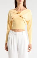 ASTR the Label Jasmyn Rib Crop Tube Top & Bolero Set