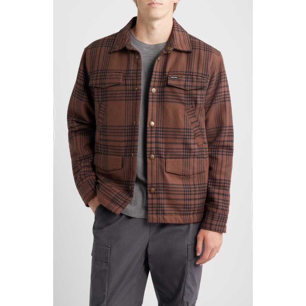 Dark Seas Zilker Cotton Blend Button-up Shirt In Multi