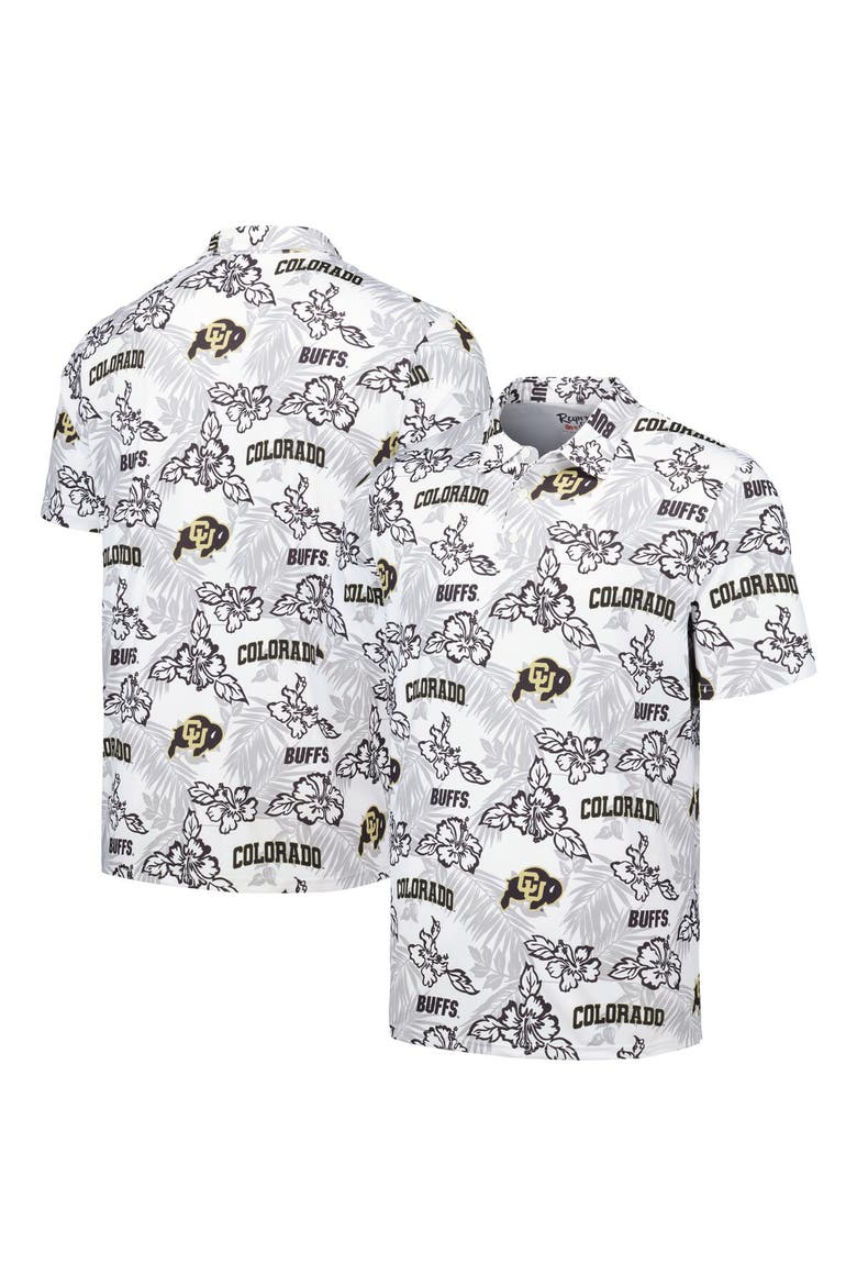 Men's Reyn Spooner  White Colorado Buffaloes Performance Polo, Alternate, color, White