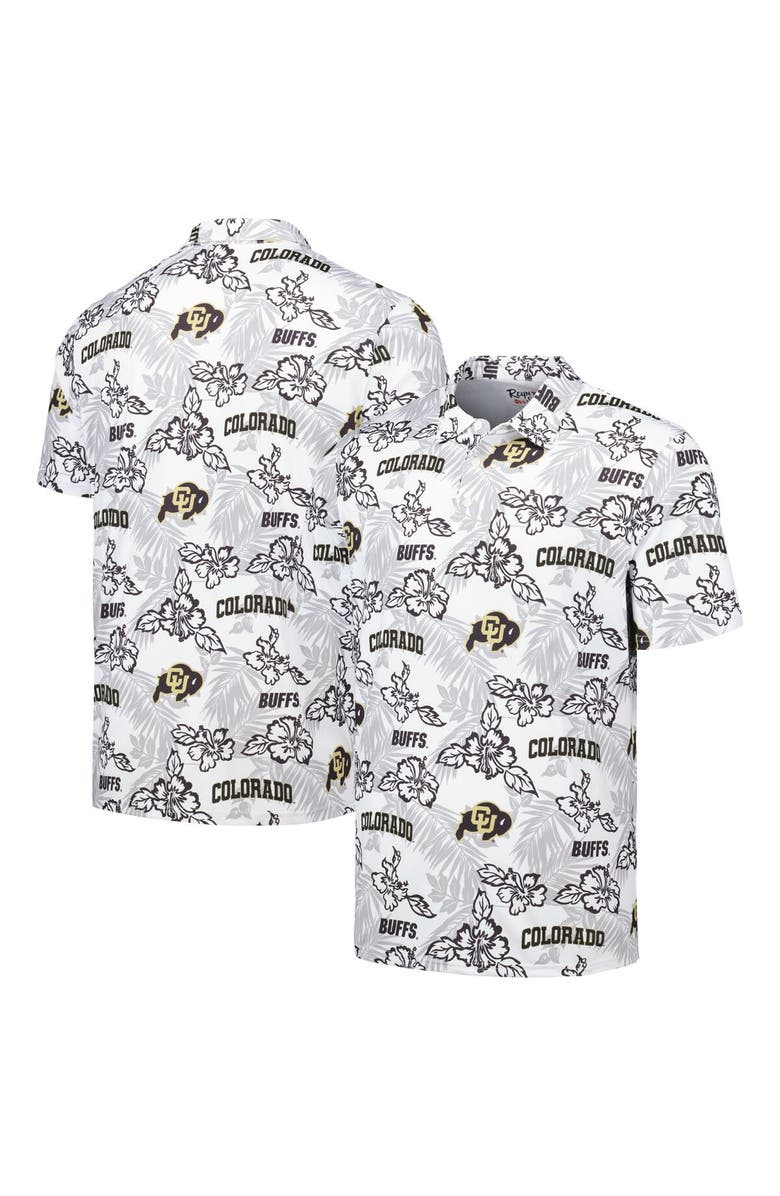Reyn Spooner Men's Reyn Spooner White Colorado Buffaloes Performance Polo, Alternate, color, White