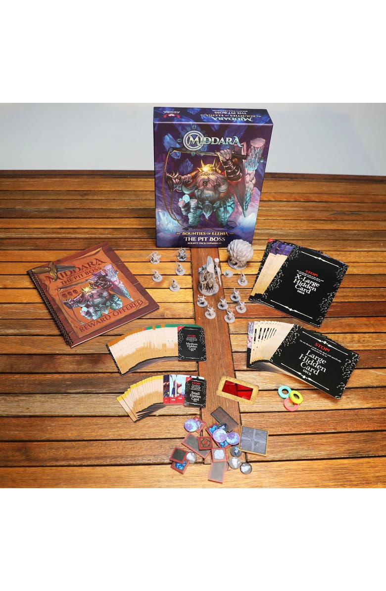 Middara The Pit Boss, Bounty Pack Expansion, 15 New Plastic Miniatures, Alternate, color, Multicolored