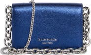 Kate Spade New York natasha metallic pebbled leather crossbody bag