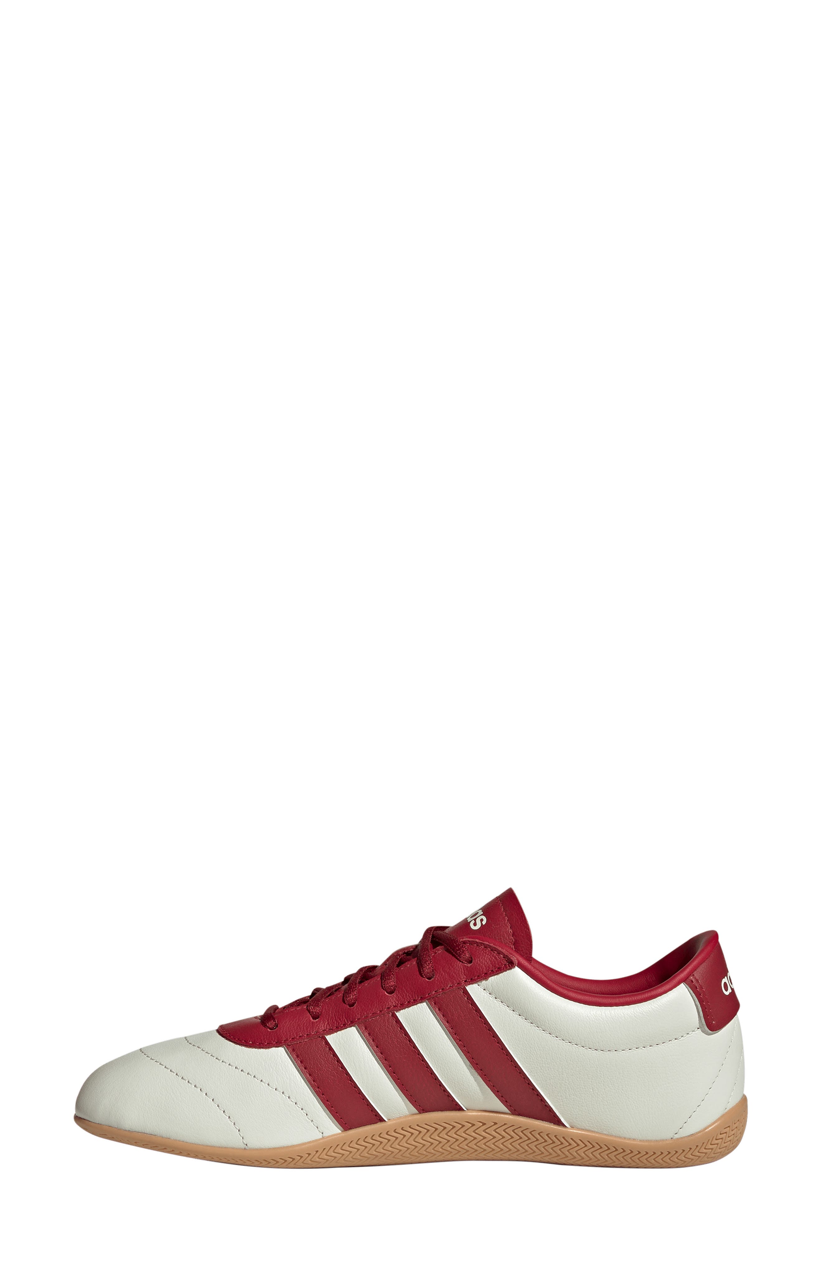 Grand Court Lo Sneaker, Alternate, color, IVORY/ TEAM VICTORY RED