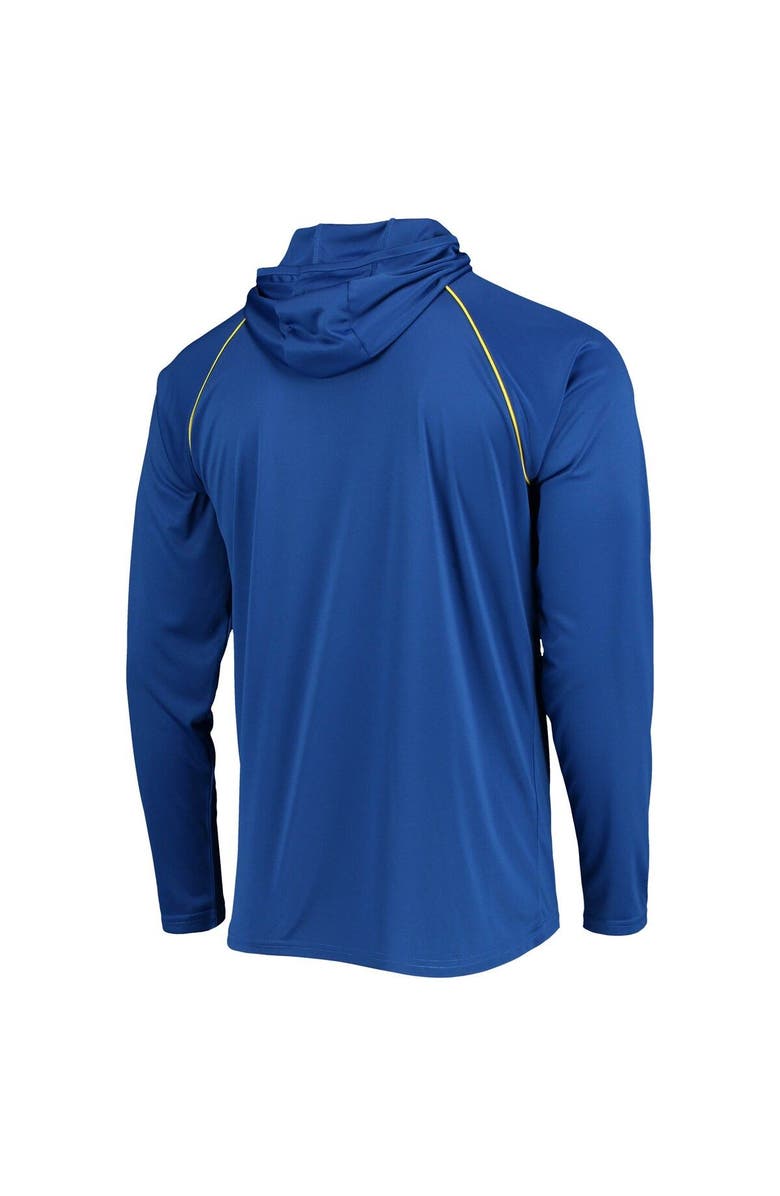 STARTER Men's Starter Royal Los Angeles Rams Raglan Long Sleeve Hoodie T-Shirt, Alternate, color, Royal