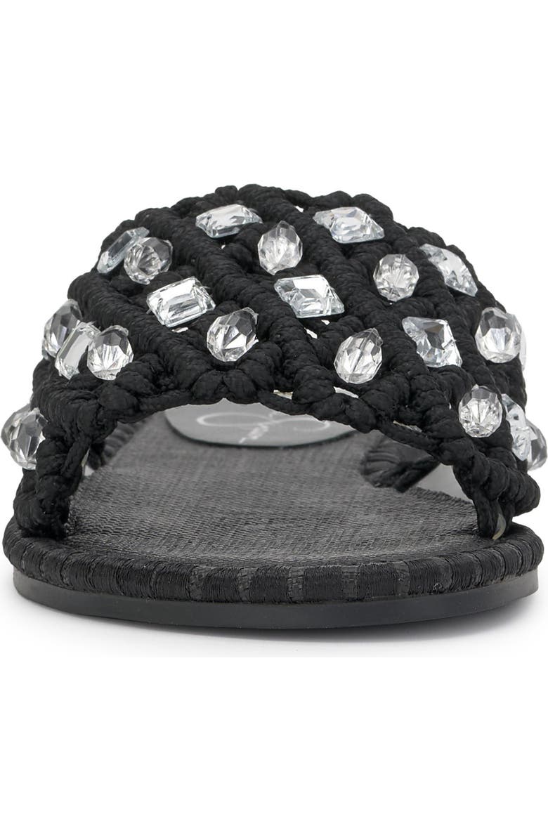 Jessica Simpson Brennara Crystal Embellished Slide Sandal, Alternate, color,