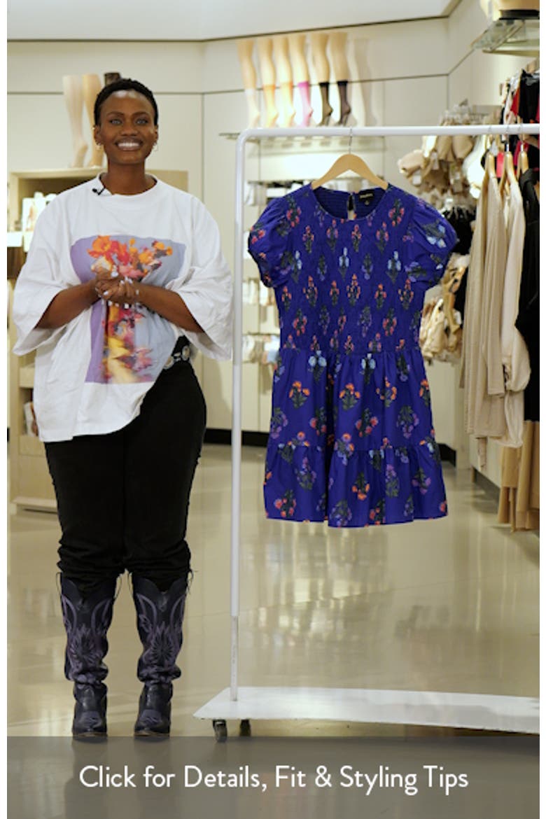 Clemen Floral Print Minidress video