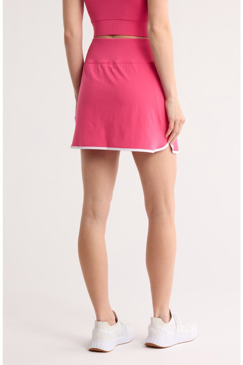 Lux Cute League High Waist Skort, Alternate, color, RASPBERRY SORBET-WHITE