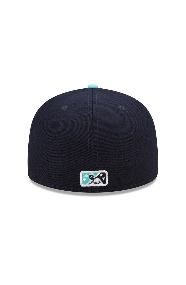 New Era Men's New Era Navy Asheville Tourists Marvel x Minor League 59FIFTY Fitted Hat, Alternate, color, Navy