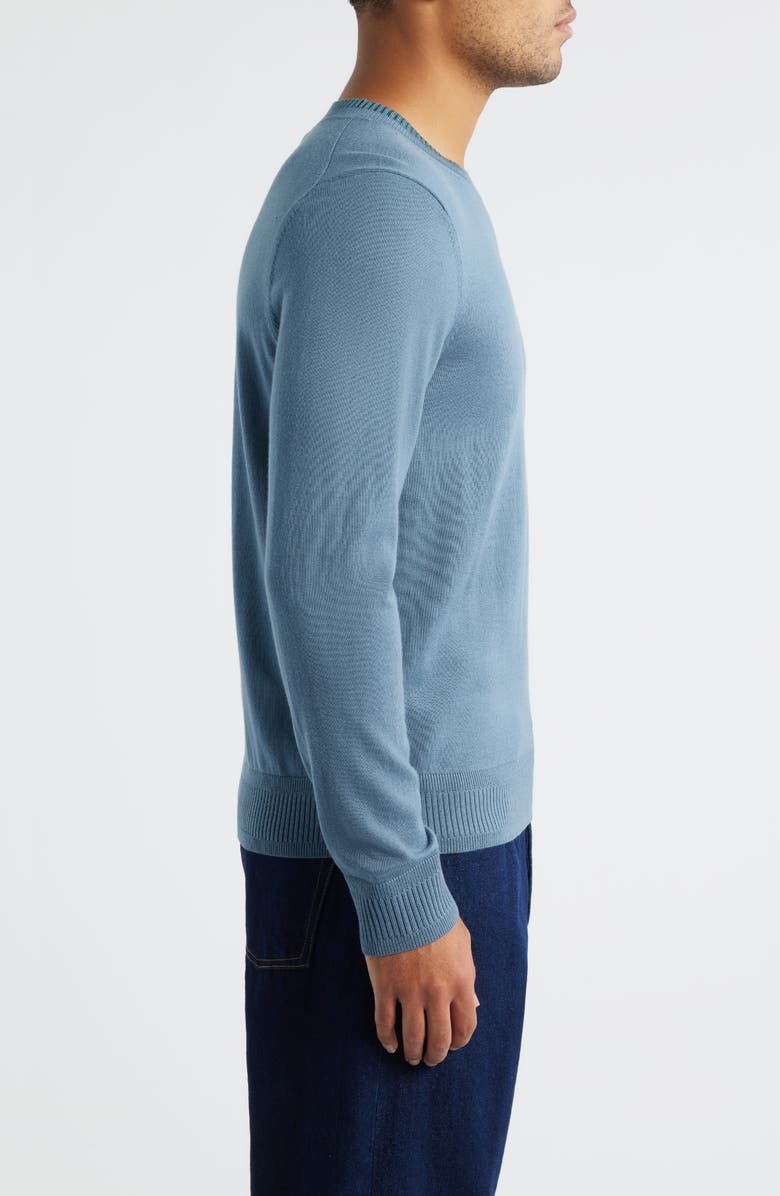 PS Paul Smith Merino Wool Crewneck Sweater, Alternate, color, Greyish Blue