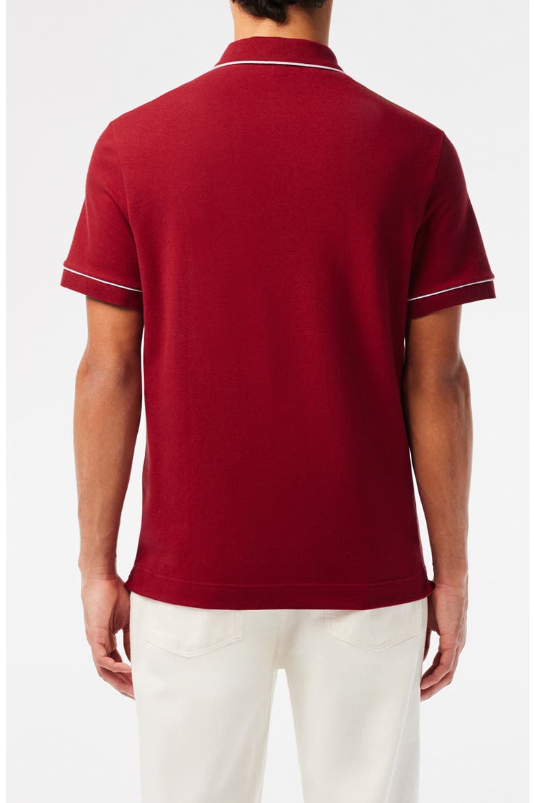 Regular Fit Tipped Piqué Polo, Alternate, color, IXX ORA