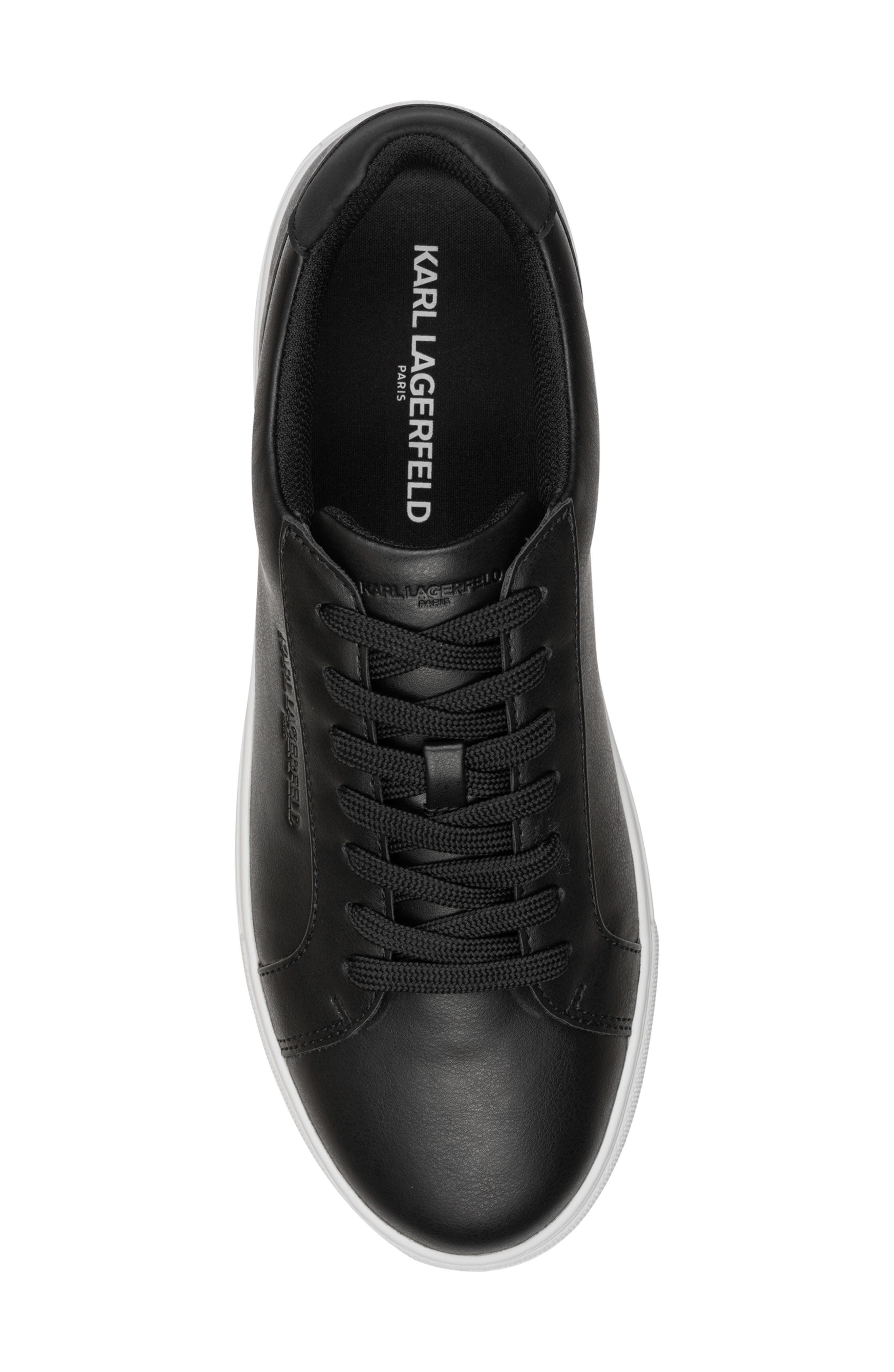 KARL LAGERFELD PARIS Low Profile Sneaker, Alternate, color, Black