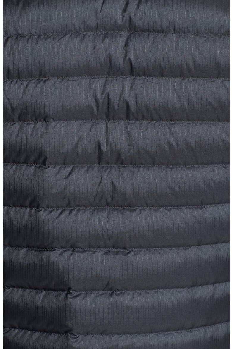 Water Repellent Down Jacket, Alternate, color, BLACK/ BLACK