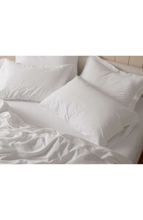 Coyuchi Cloud Soft Organic Cotton Sateen Pillow Sham In Alpine White