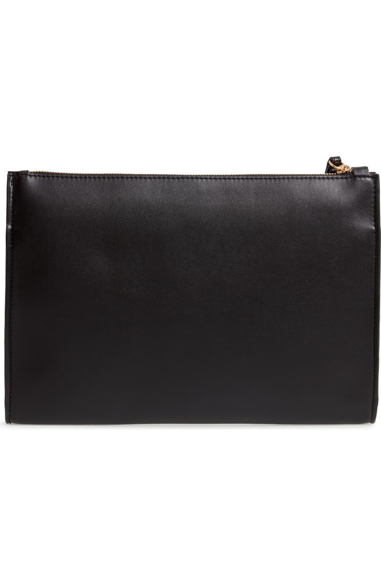 Stella McCartney Pochette Faux Leather Zip Pouch, Alternate, color,