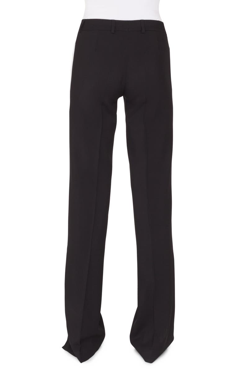 Akris punto Mikka Side Stripe Wool Pants, Alternate, color, 