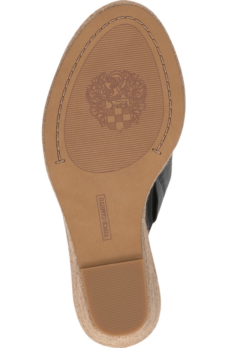 Vince Camuto Fisella Espadrille Wedge Sandal, Alternate, color, Black