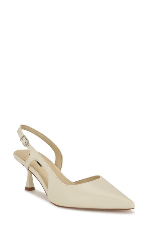 Renela Pointed Toe Slingback Pump (Women)