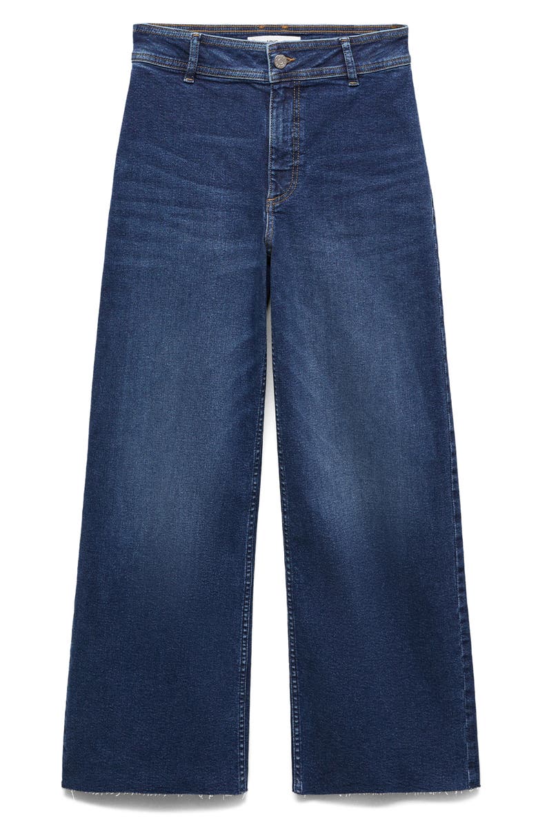 MANGO Wide Leg High Waist Jeans, Main, color, 