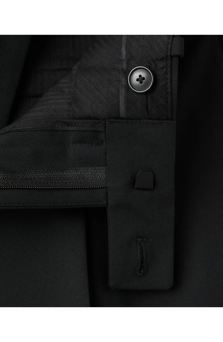 MANGO Boston Regular Fit Suit Pants, Alternate, color, Black