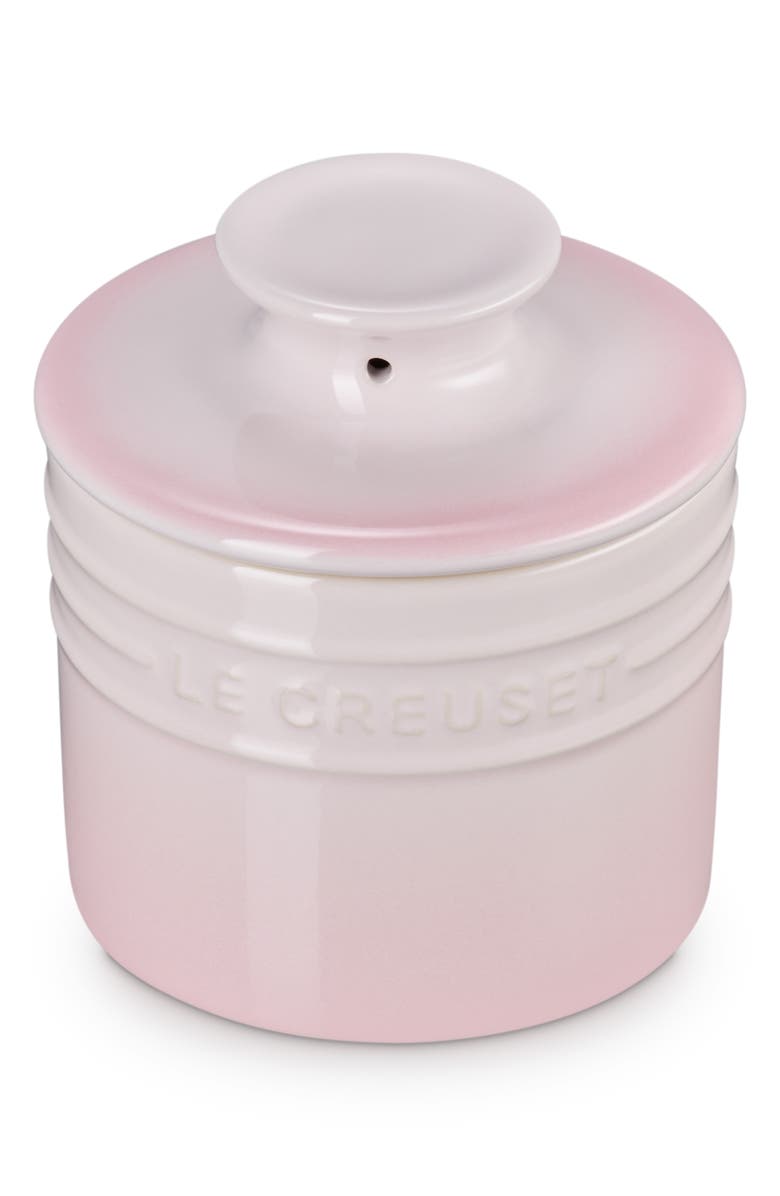 Le Creuset Stoneware Butter Crock, Alternate, color, Shell Pink