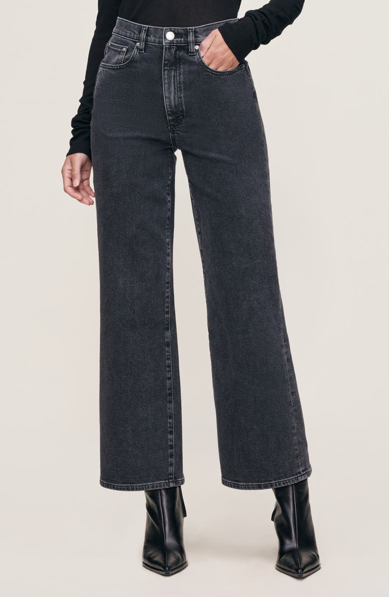 DL1961 Karmine Refined SculptSystem Wide Leg High Rise Jeans, Main, color, Nightshade