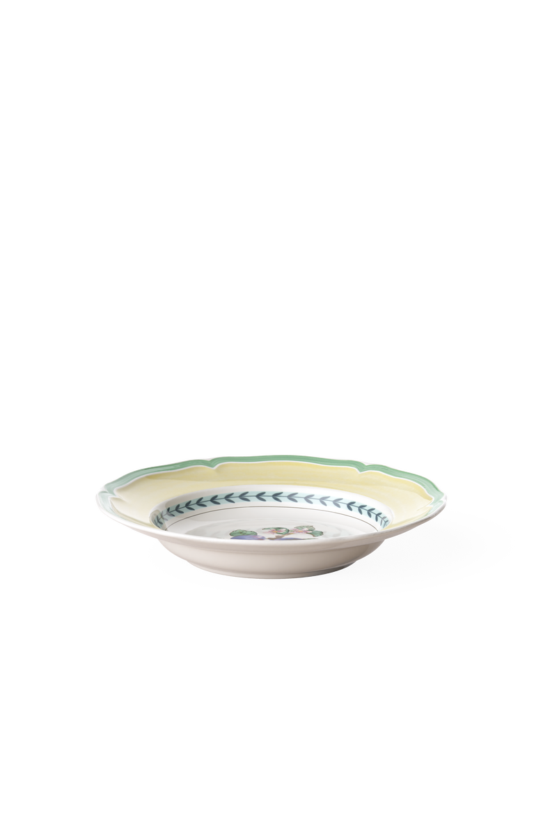French Garden Valence Plum Soup Bowl, Alternate, color, white
