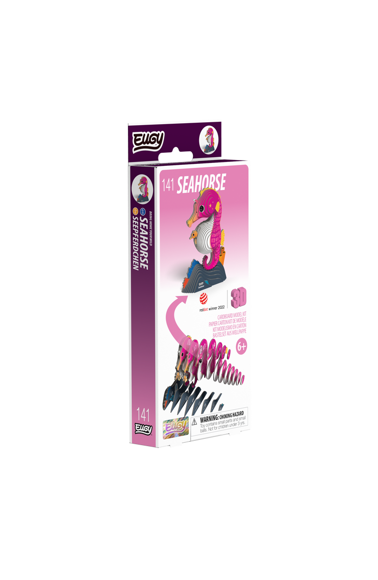 Eugy Puzzles Seahorse 3D Puzzle - contains 48 puzzle pieces, Alternate, color, NO COLOR