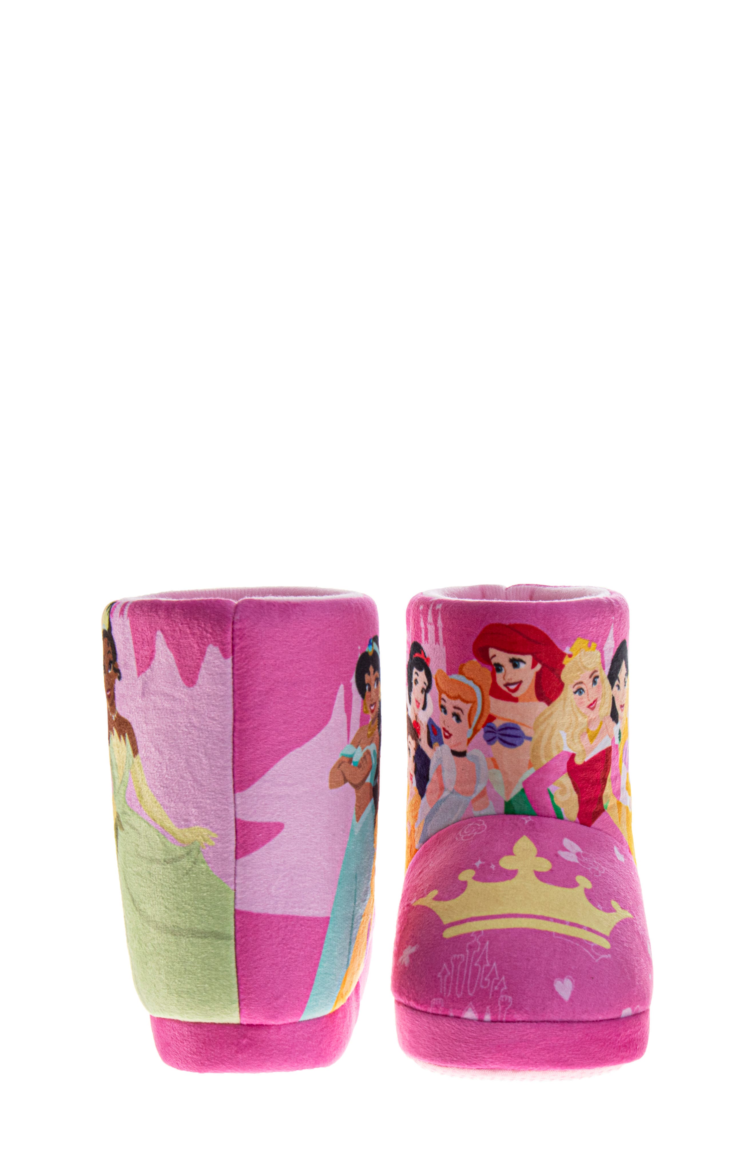 Kids' Disney Princess Slipper Bootie, Alternate, color, PINK