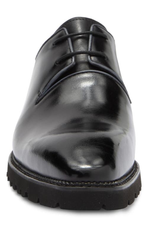 Maison Forte Connor Wholecut Plain Toe Derby In Black