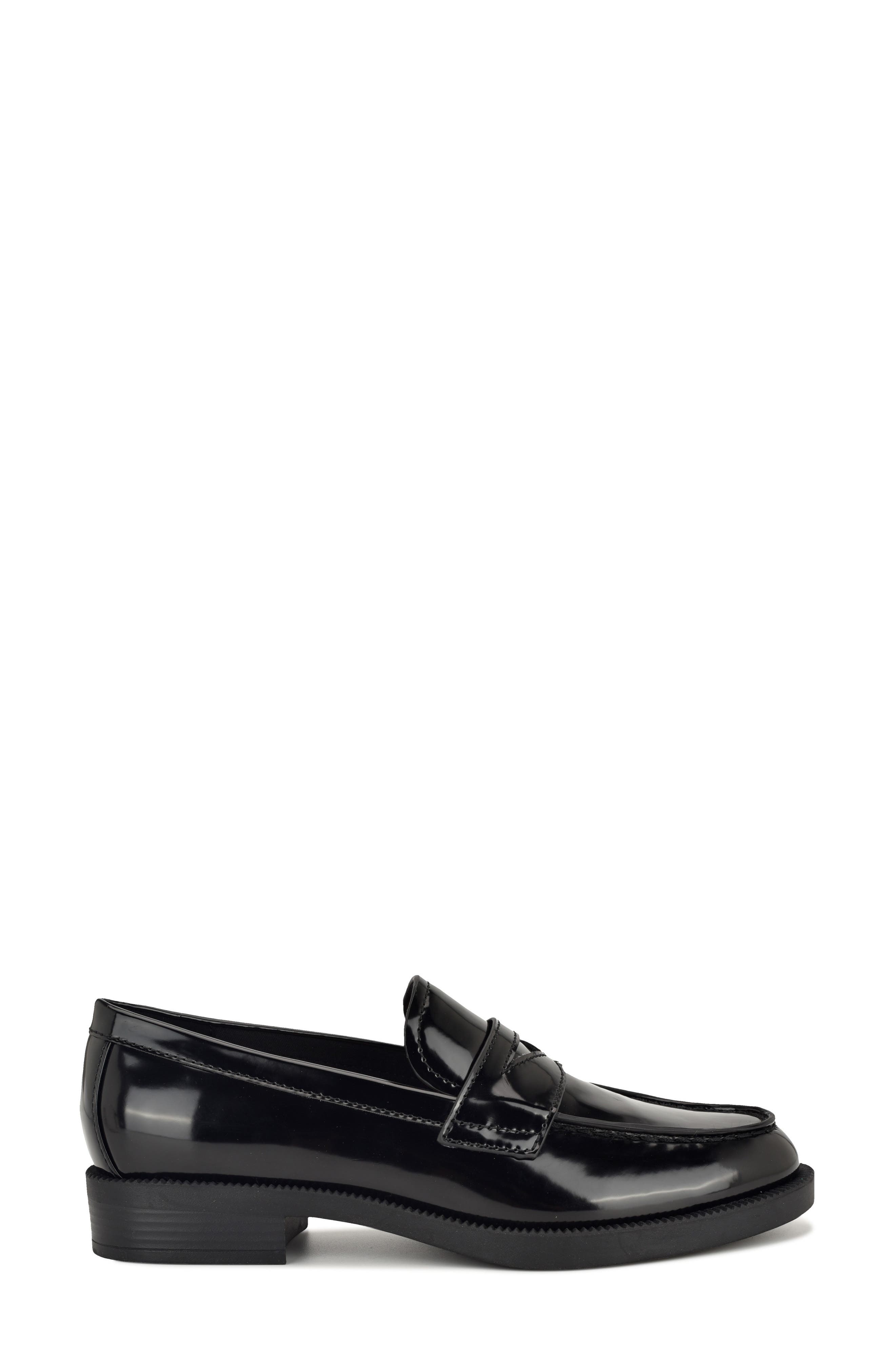 Nine West Berg Penny Loafer, Alternate, color, Black