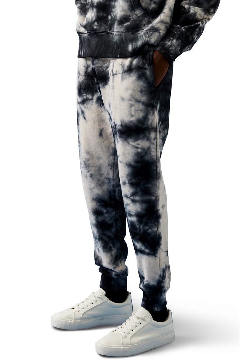 Tie Dye Joggers, Main, color, BLACK MULTI