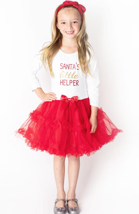 Kids' Santa's Little Helper Dress (Toddler & Little Kid)